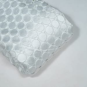 White Colour Chemical Lace Cutwork Fabric