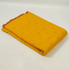 Yellow Colour Cotton Dobby Jacquard Fabric