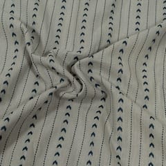Grey Colour Cotton Dobby Jacquard Fabric