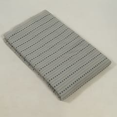 Grey Colour Cotton Dobby Jacquard Fabric