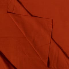 Rust Colour Rayon Slub Fabric
