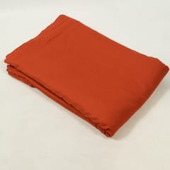 Rust Colour Rayon Slub Fabric
