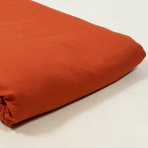 Rust Colour Rayon Slub Fabric