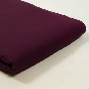 Wine Colour Rayon Slub Fabric