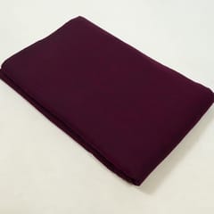 Wine Colour Rayon Slub Fabric