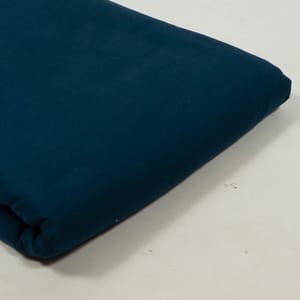 Navy Blue Colour Rayon Slub Fabric