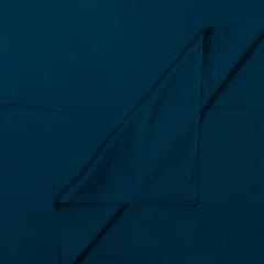 Navy Blue Colour Rayon Slub Fabric