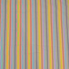 Sky Blue Colour Cotton Seersucker Stripes Fabric i