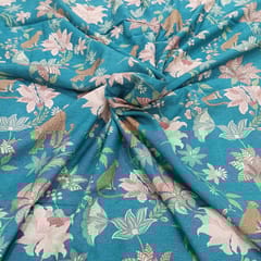 Linen Digital Printed fabric