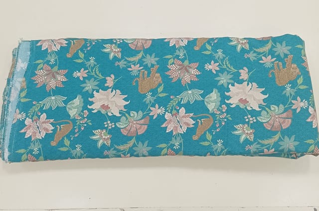 Linen Digital Printed fabric