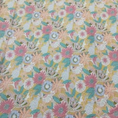 Modal satin digital printed fabric
