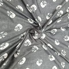 Poly Linen Printed fabric