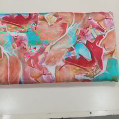 Modal satin digital printed fabric