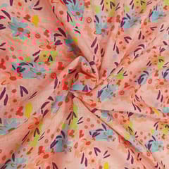 Poly Linen Printed fabric