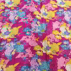 Chinon chiffon Pirnted fabric