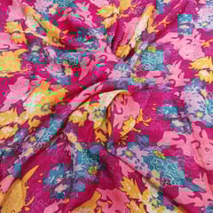 Chinon chiffon Pirnted fabric