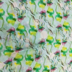 Chinon chiffon Pirnted fabric