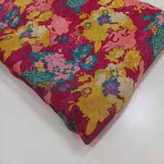 Chinon chiffon Pirnted fabric