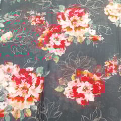 Chinon chiffon Pirnted fabric