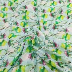 Chinon chiffon Pirnted fabric