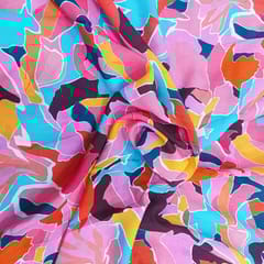 Muslin printed fabric