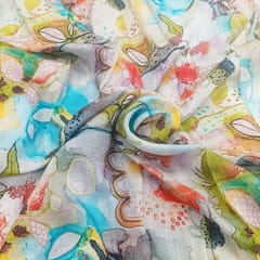 Muslin printed fabric