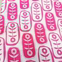 Muslin printed fabric