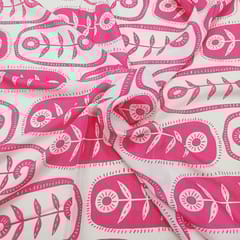 Muslin printed fabric