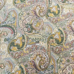 Corduroy printed fabric