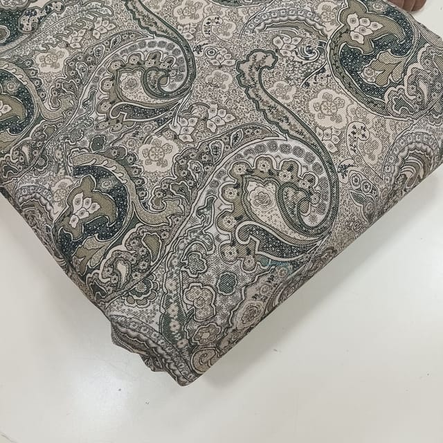 Corduroy printed fabric