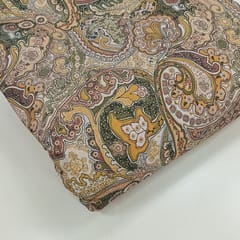 Corduroy printed fabric