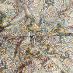 Corduroy printed fabric