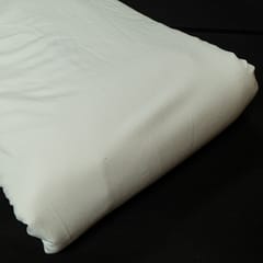 White Colour Rayon Crepe Fabric