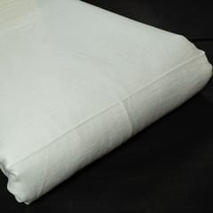 White Colour Pure Linen 40 lea fabric