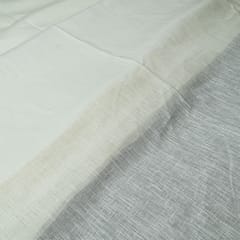 White Colour Pure Linen 40 lea fabric