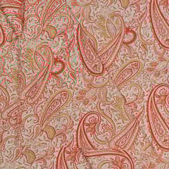 White Colour Cotton Cambric Printed Fabric