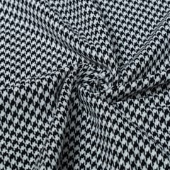 Black Colour Cotton Jacquard Fabric