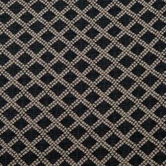 Black Colour Poly Cotton Jacquard Fabric
