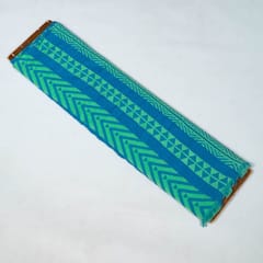 Green Colour Cotton Acralic Jacquard Fabric