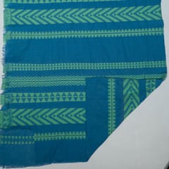Green Colour Cotton Acralic Jacquard Fabric