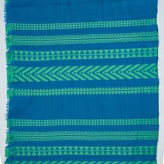 Green Colour Cotton Acralic Jacquard Fabric