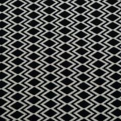 Black Colour Poly Cotton Jacquard Fabric