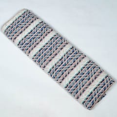 White Colour Cotton Jacquard Fabric