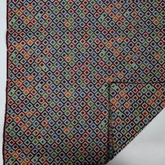 Multi Colour Poly Cotton Jacquard Fabric