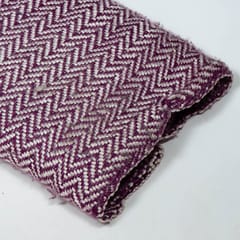 Purple Colour Pure Acralic Cotton Jacquard Fabric