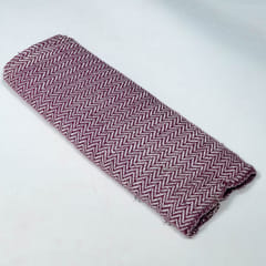 Purple Colour Pure Acralic Cotton Jacquard Fabric