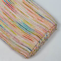 Multi Colour Cotton Jacquard Fabric