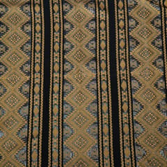 Black Colour Cotton Jacquard Fabric
