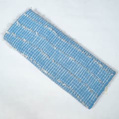 Blue Colour Cotton Jacquard Fabric