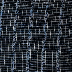 Black Colour Cotton Jacquard Fabric